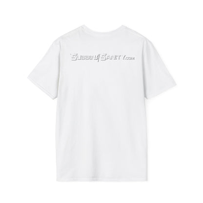 Christmas DTG Softstyle Tee "gunna go lay under the christmas tree and remind my family im a gift"