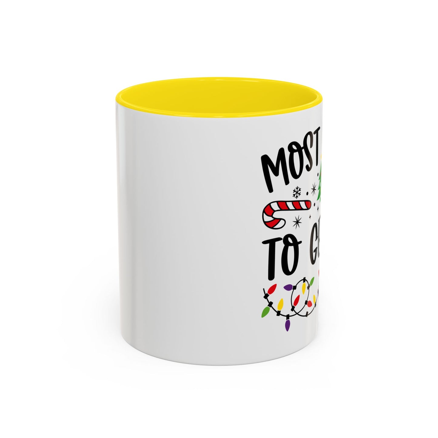 Christmas Coffee Mug, 11oz, "To get lit"
