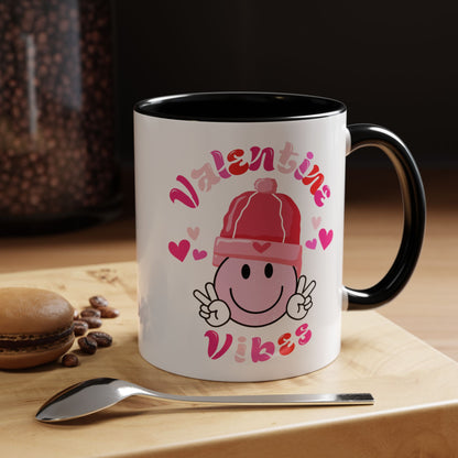 Valentines Coffee Mug, 11oz, "Valentines Vibes"