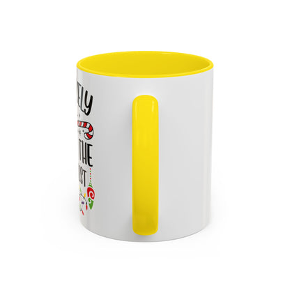 Christmas Coffee Mug, 11oz, "To be on the naughty list"