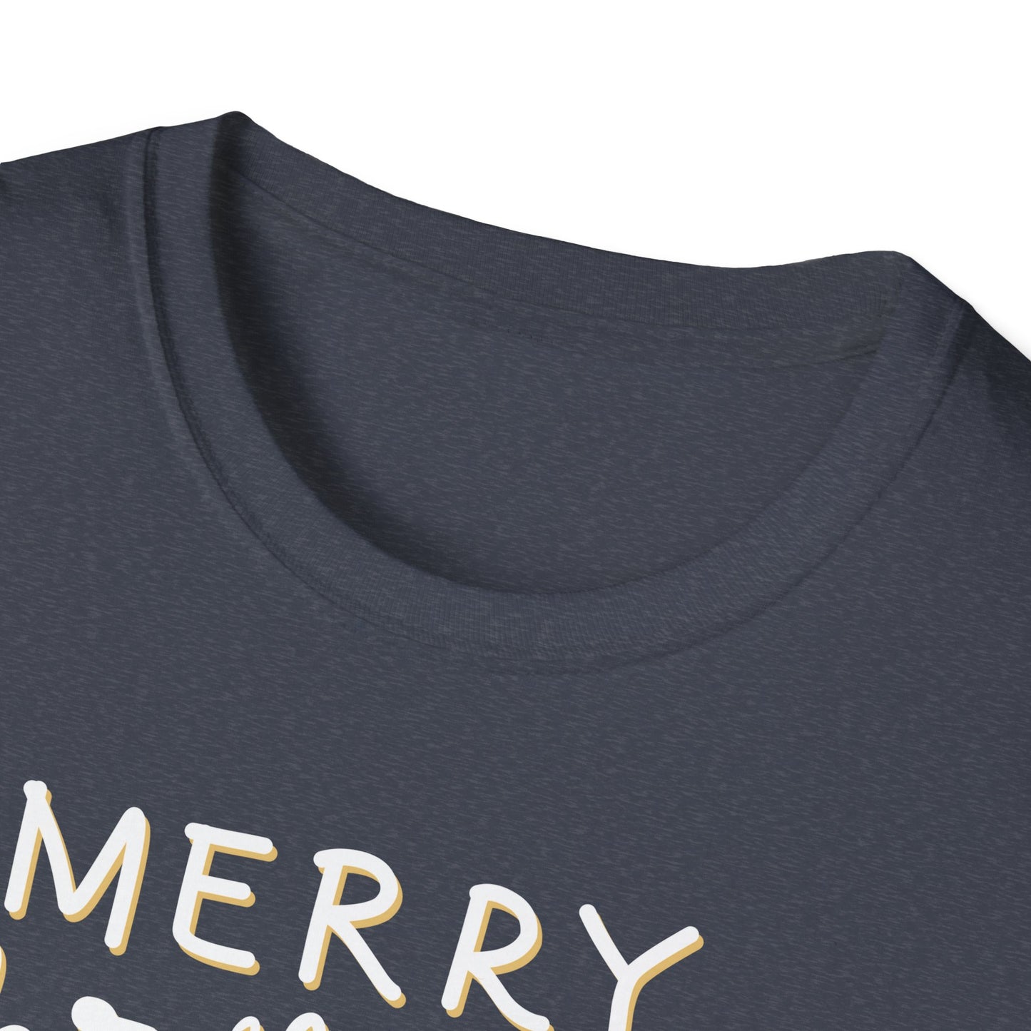Merry Christmas Y’all Text Graphic T-Shirt | Southern Holiday Tee by Subbin4Sanity