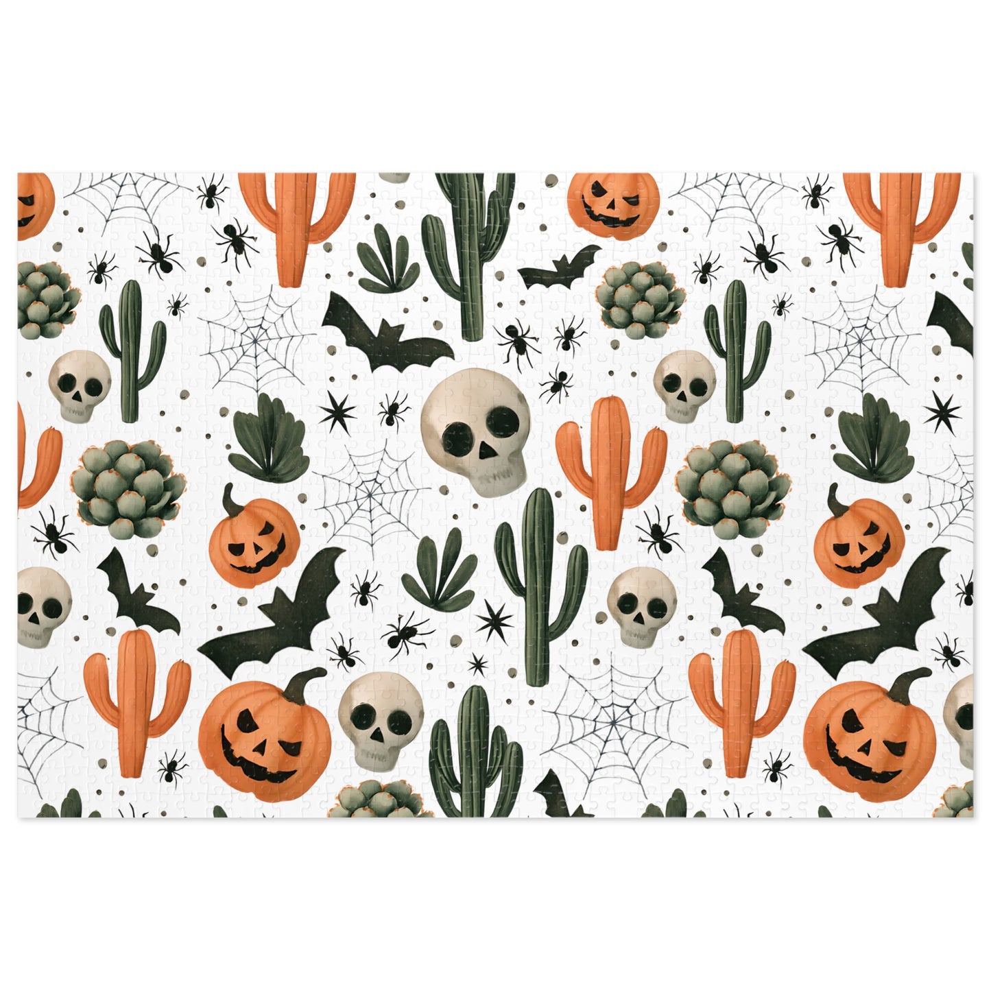 Halloween Puzzle with Tin Box