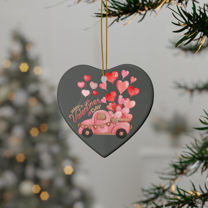 Valentines Ceramic Ornament (1pc, 3pcs, 5pcs, 10pcs)