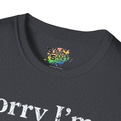 Sorry I'm Booked (With Myself) Valentine T-Shirt – Cute Graphic Tee | Unisex Softstyle Valentine’s Day Shirt