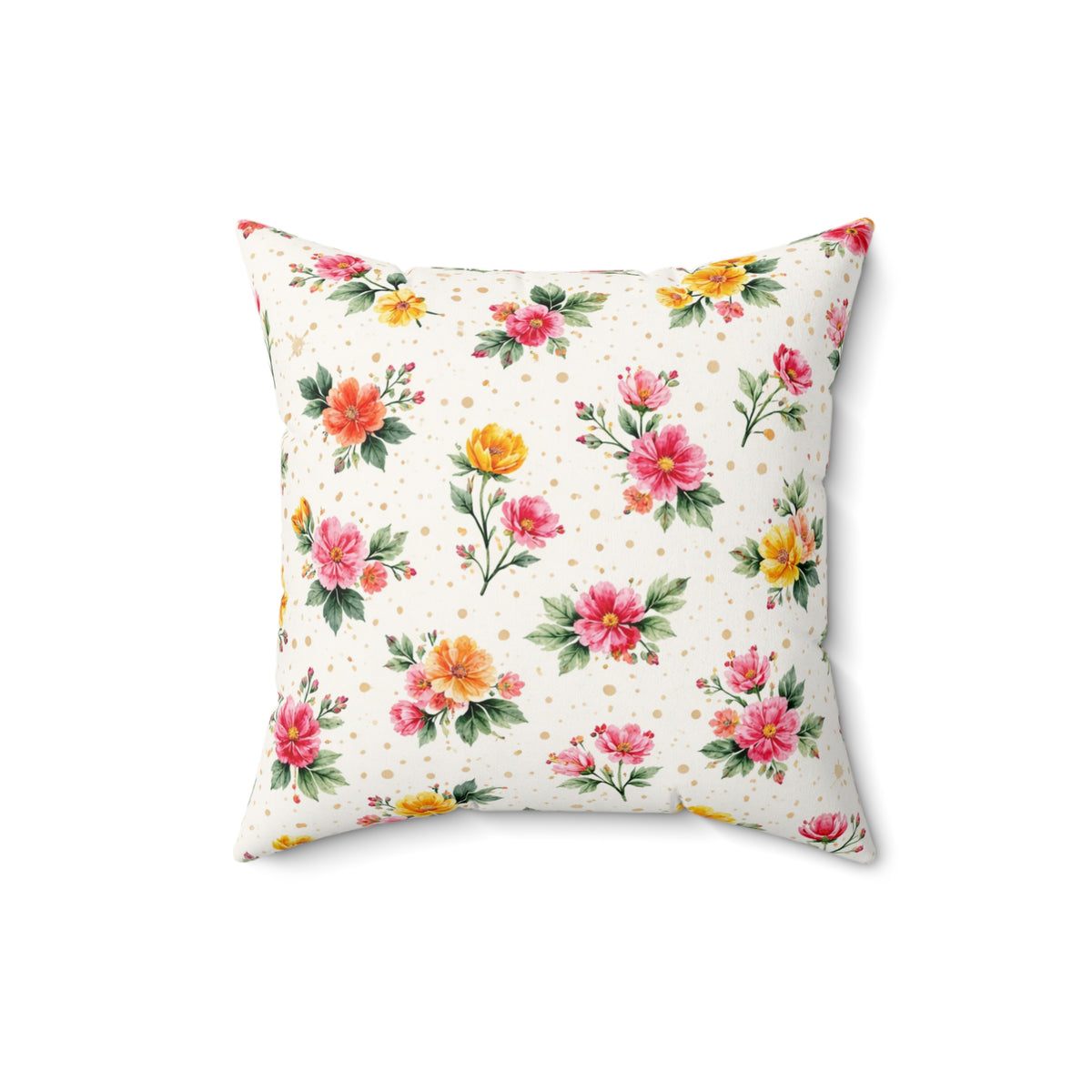 Fresh Season Same Attitude Double-Sided Throw Pillow | Floral Spring Statement Pillow by Subbin4Sanity