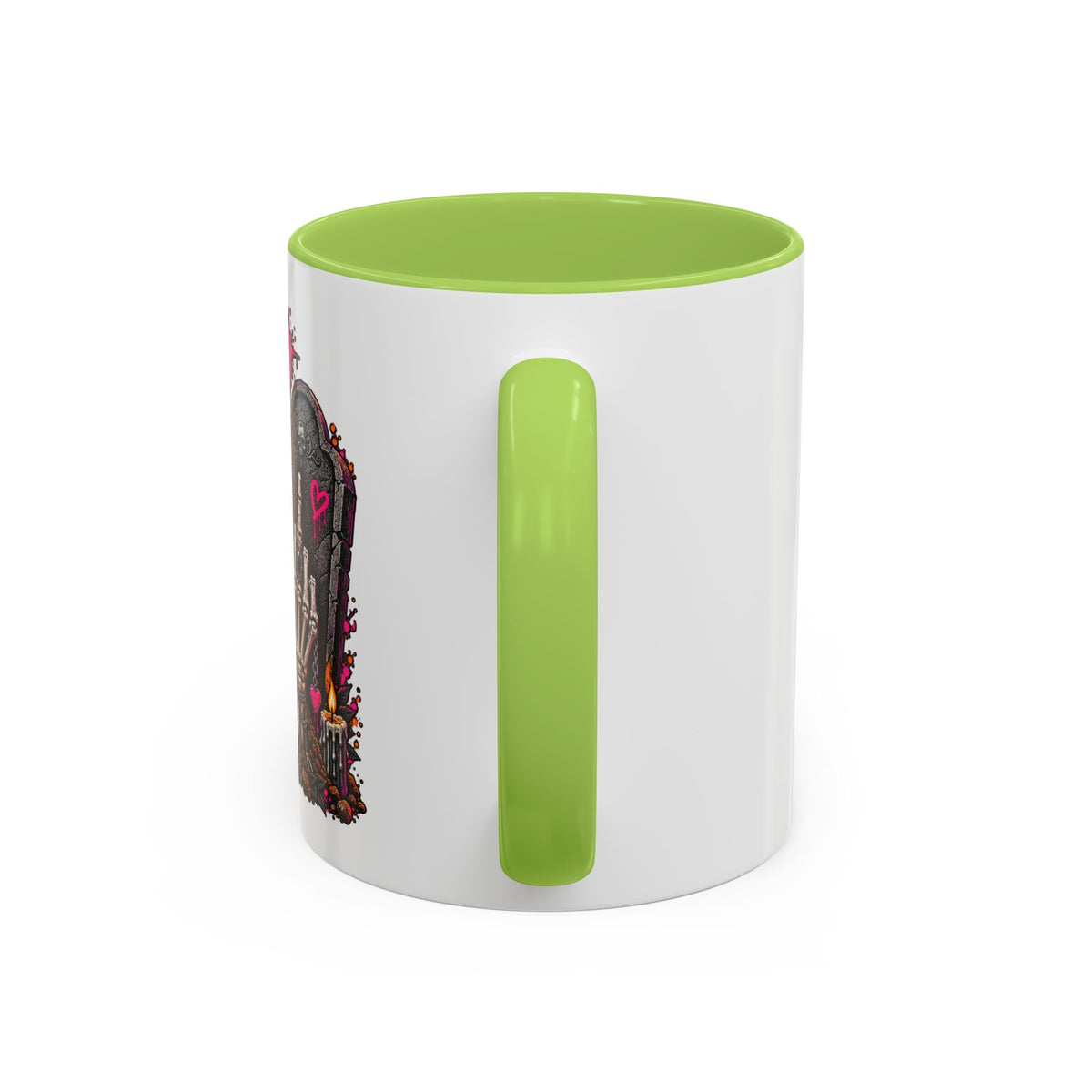 I Buried My Last Fuck Right Here Coffee Mug | Sarcastic Gothic Ceramic Mug by Subbin4Sanity