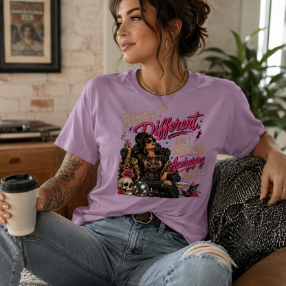 "Built Different & I Stopped Apologizing For It" Unisex Softstyle T-Shirt