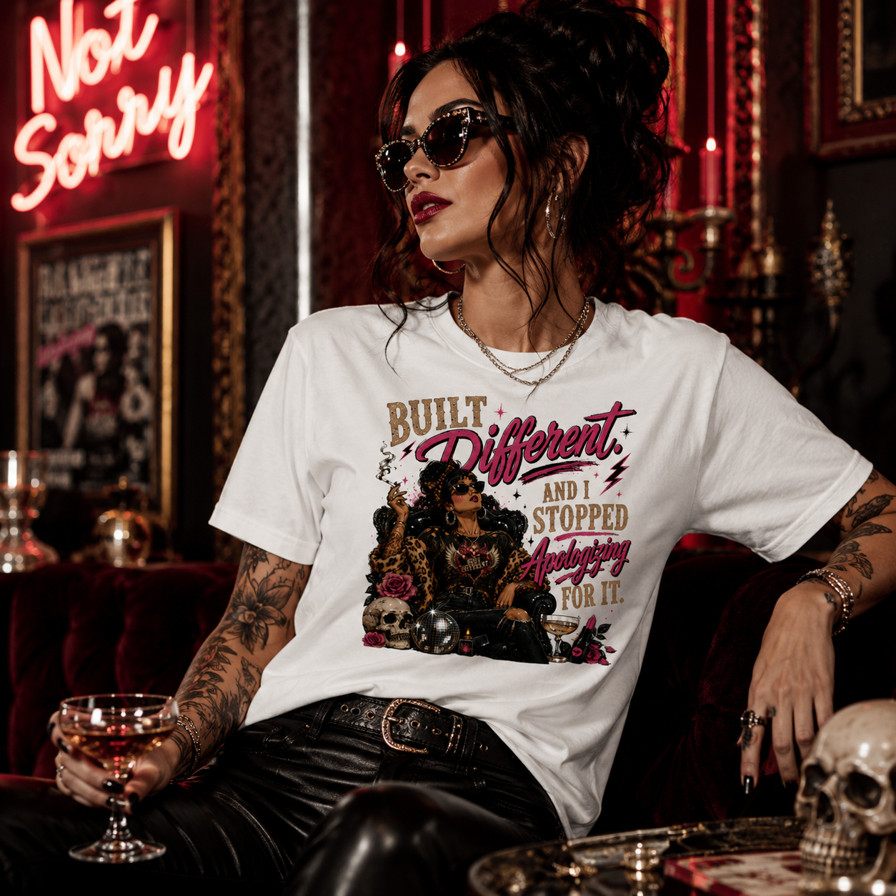 "Built Different & I Stopped Apologizing For It" Unisex Softstyle T-Shirt