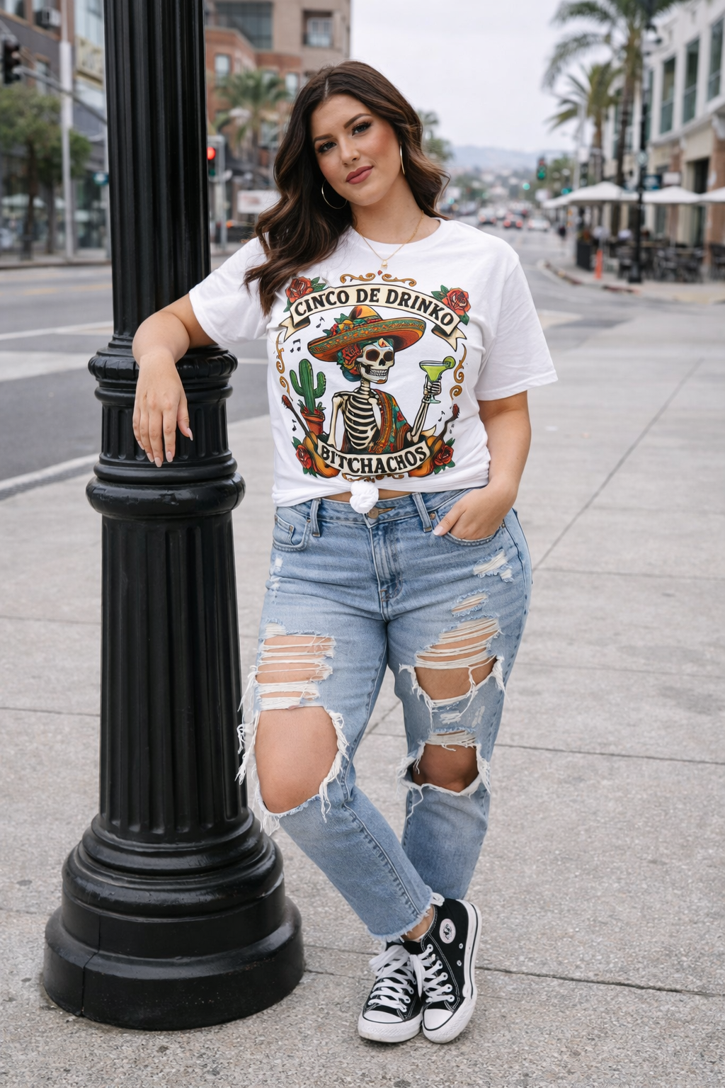 Cinco De Drinko Bitchachos Shirt | Funny Cinco de Mayo Graphic T-Shirt | Margarita Drinking Statement Tee by Subbin4Sanity