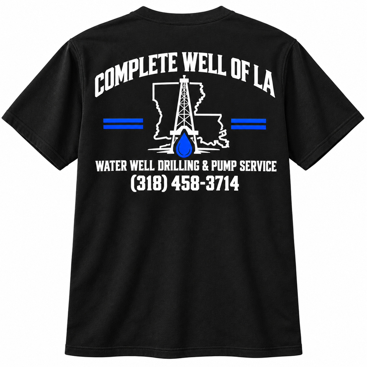 Complete Well Of LA Custom Front & Back T-Shirts Order — Bulk Discount