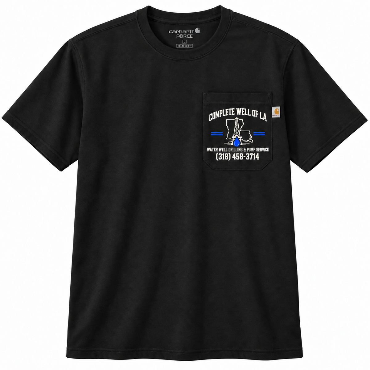 Complete Well Of LA Custom Front & Back T-Shirts Order — Bulk Discount