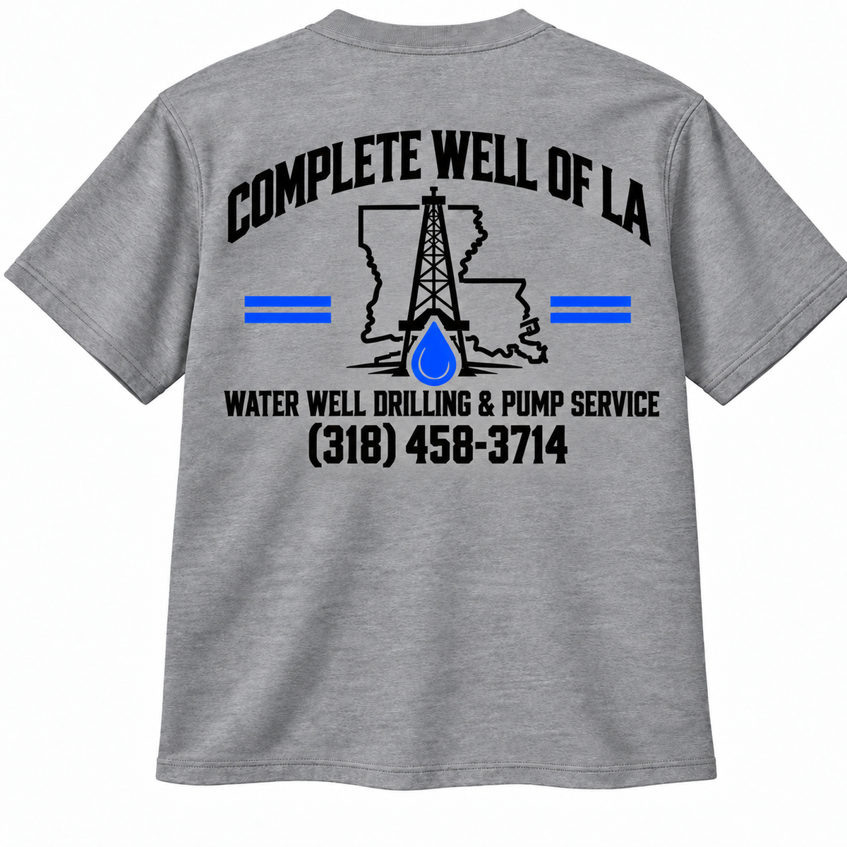 Complete Well Of LA Custom Front & Back T-Shirts Order — Bulk Discount