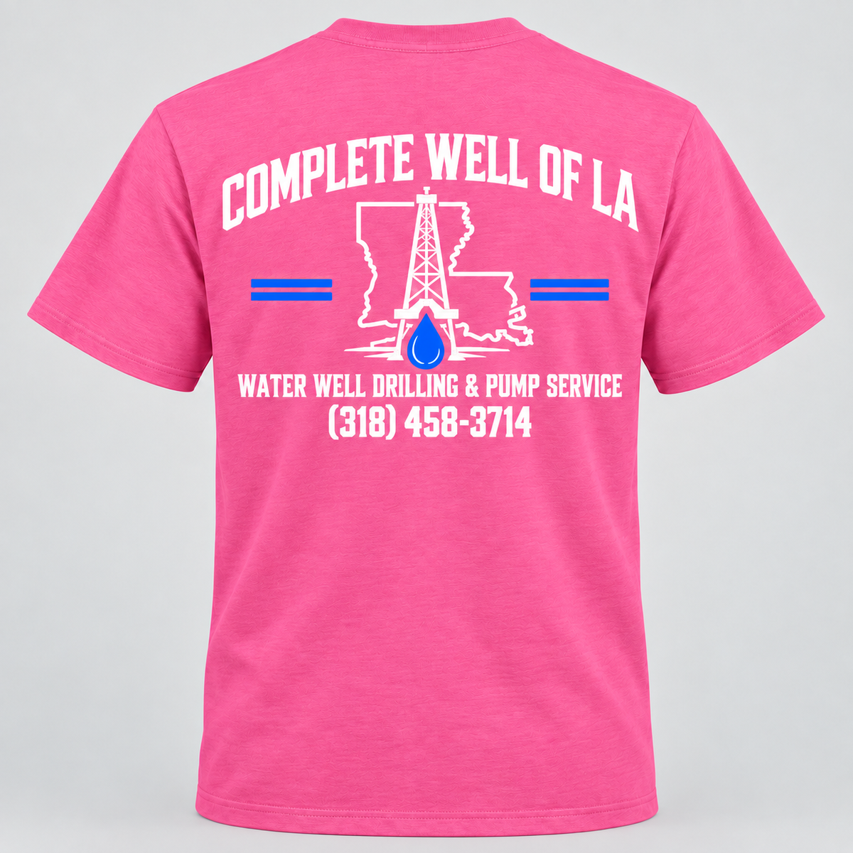 Complete Well Of LA Custom Front & Back T-Shirts Order — Bulk Discount