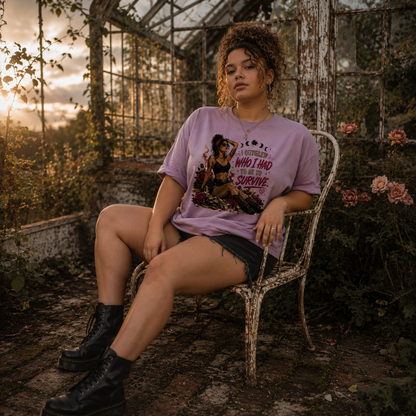 "I Outgrew Who I Had To Be To Survive" Unisex Softsyle T-Shirt