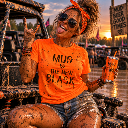 Mud is the New Black Original PNG Design By Subbin4Sanity