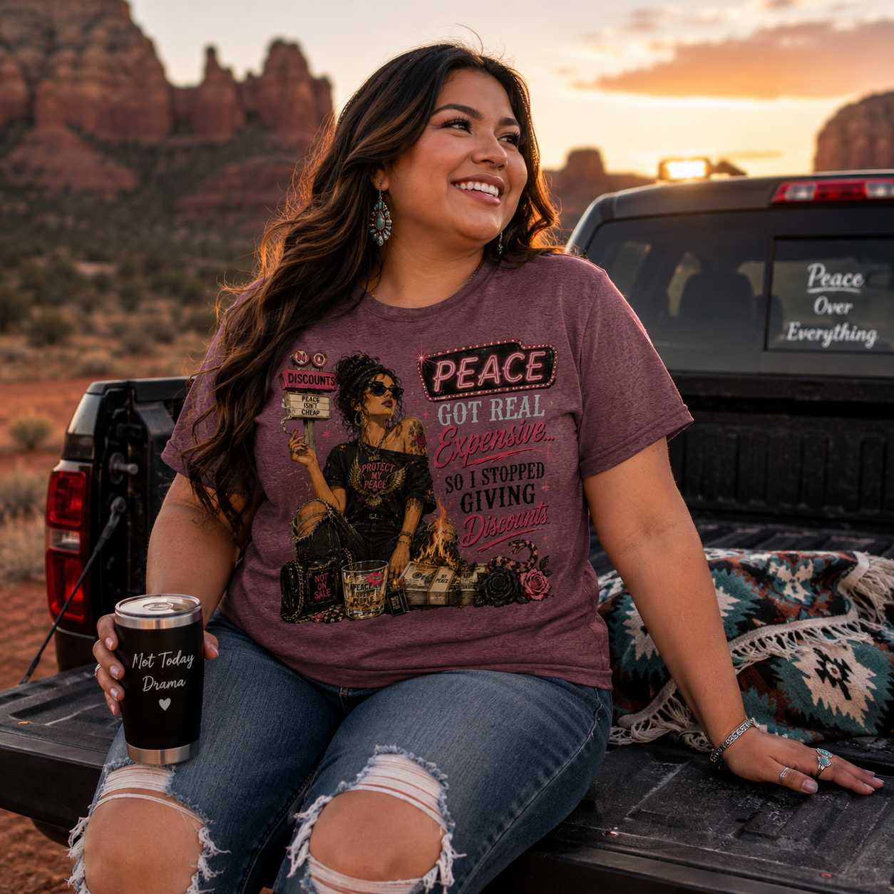 "Peace Got Real Expensive So I Stopped Giving Discounts", Unisex Softstyle T-Shirt