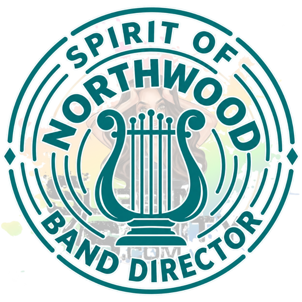 Spirit Of Northwood Band Director | Custom Bulk Discount Graphic T-Shirt | School Spirit Statement Tee — Artwork by Subbin4Sanity