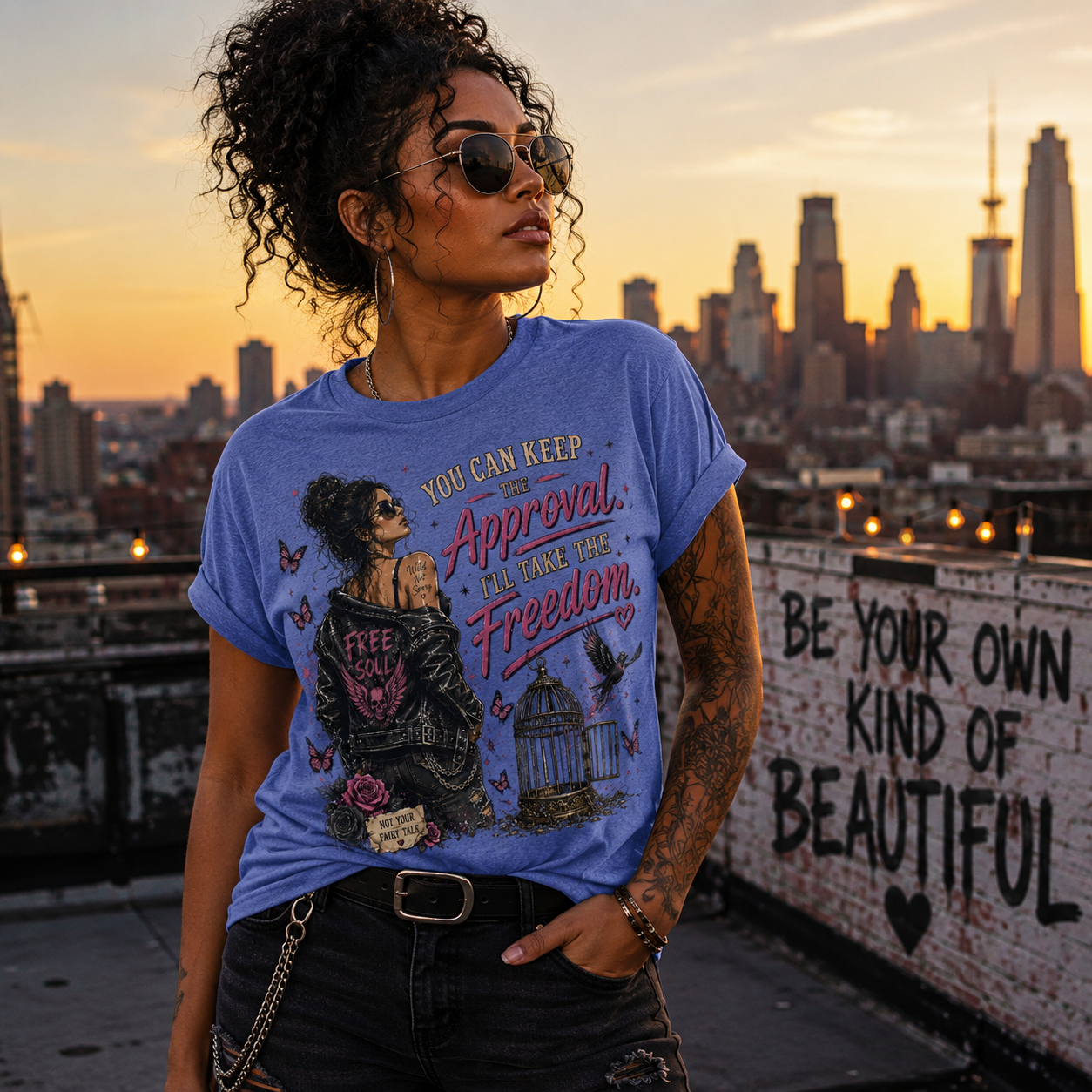 "You Can Keep The Approval I'll Take The Freedom", Unisex Softstyle T-Shirt