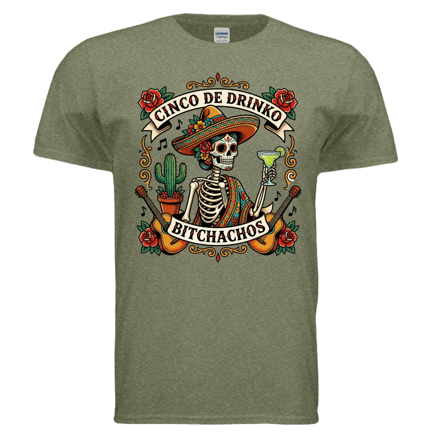 HEATHER MILITARY GREEN - G640 - FRONT