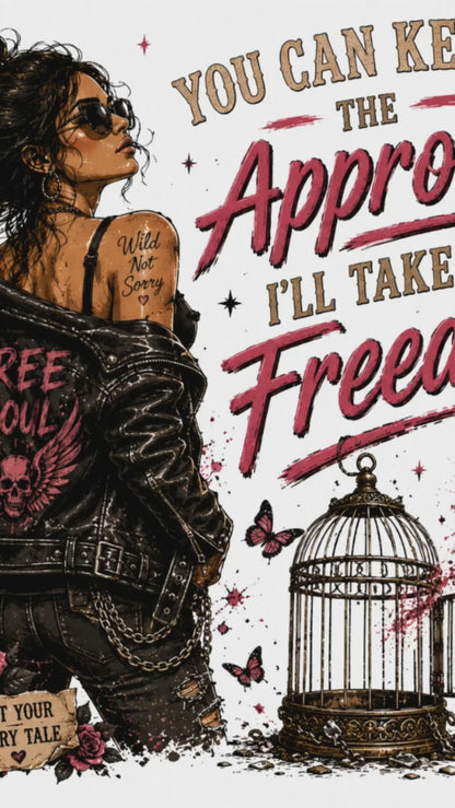 You Can Keep The Approval I’ll Take The Freedom Original PNG Design By Subbin4Sanity